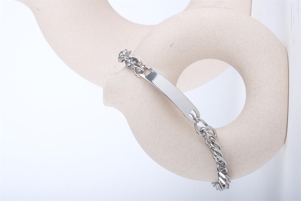 FAYE SILVER STEEL BRACELET 
