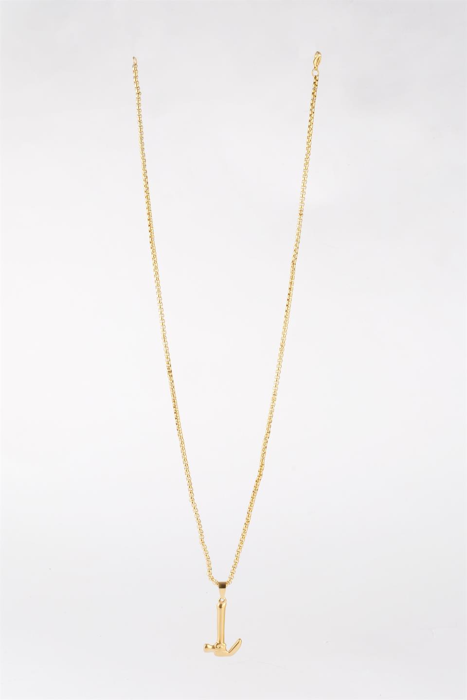 LUCE SILVER ÇELİK ZİNCİR KOLYE