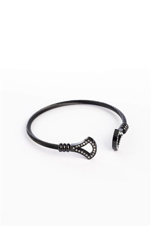 HERENA BLACK   STEEL BRACELET 