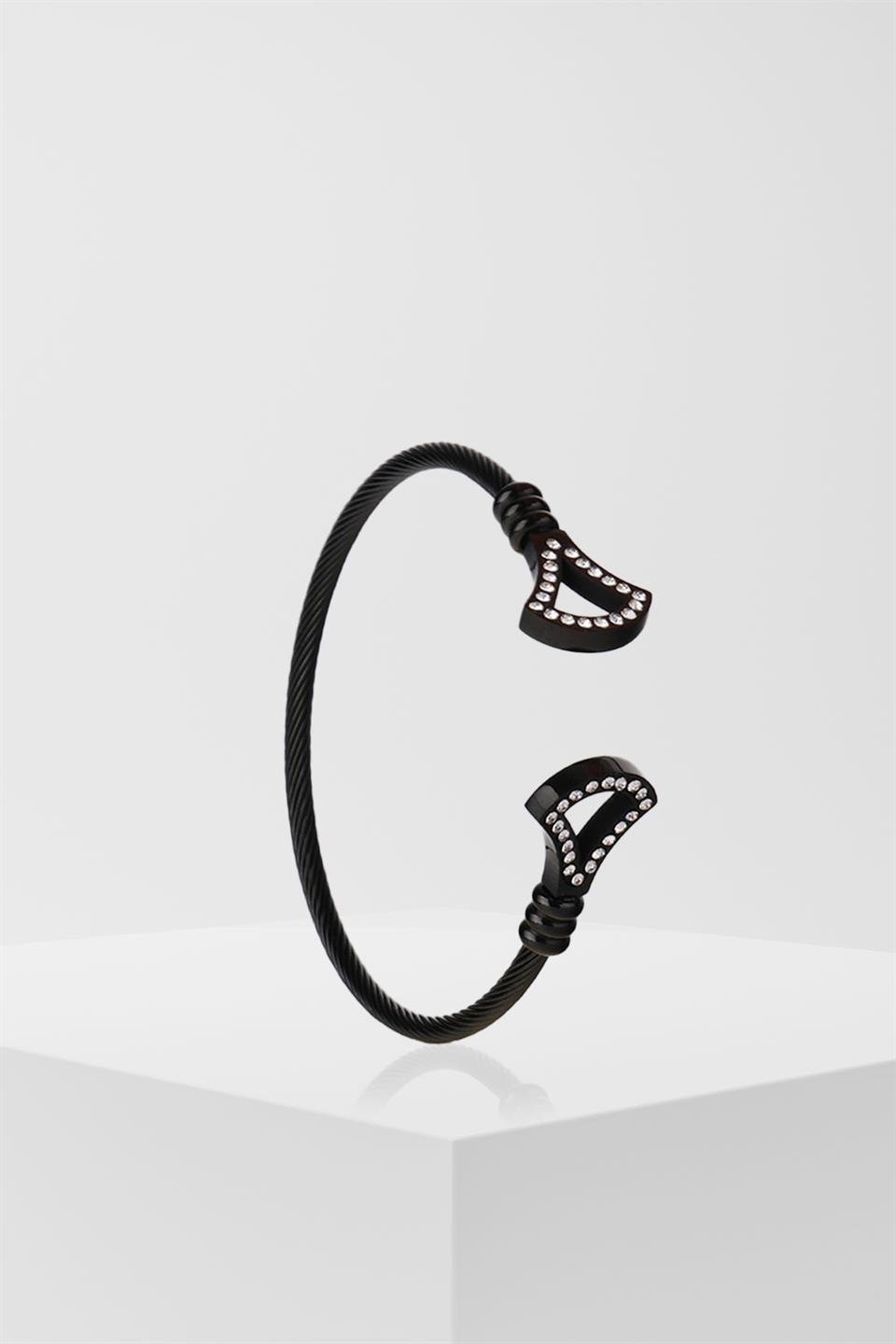 HERENA BLACK   STEEL BRACELET 