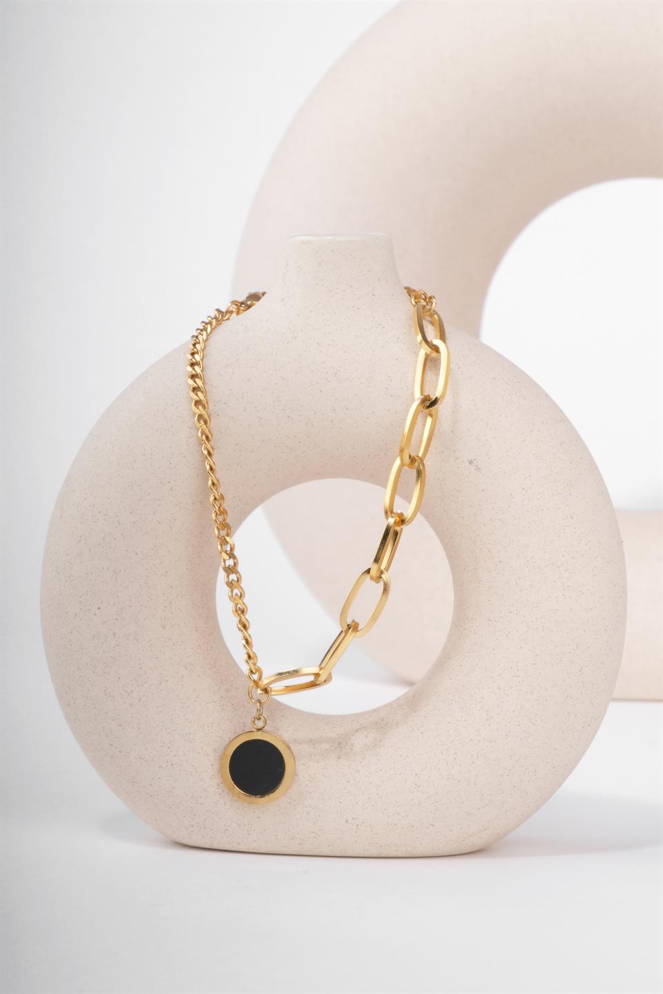 MALAVITA GOLD STEEL BRACELET