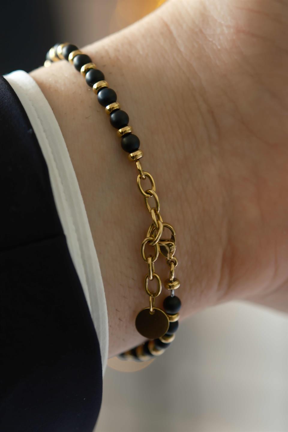 Martin Gold Çelik Bileklik 