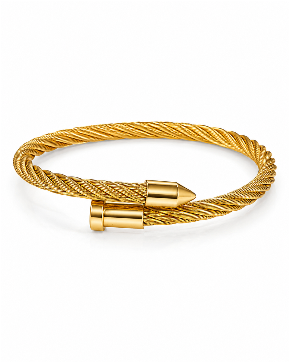 MATEO GOLD ÇELİK BİLEKLİK 