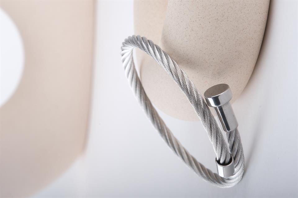 MATEO SILVER STEEL BRACELET 