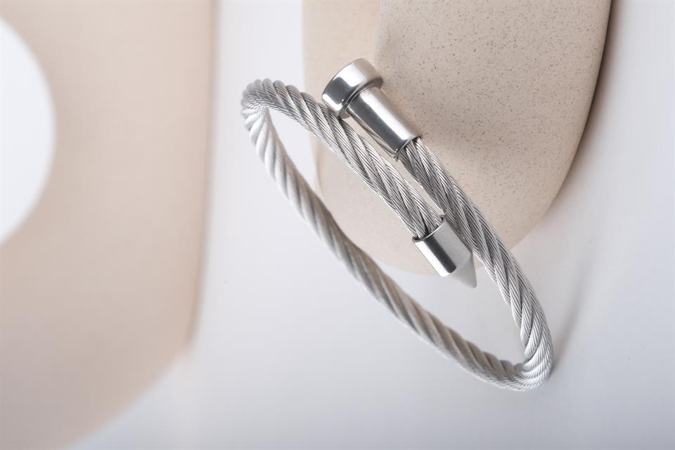MATEO SILVER STEEL BRACELET 