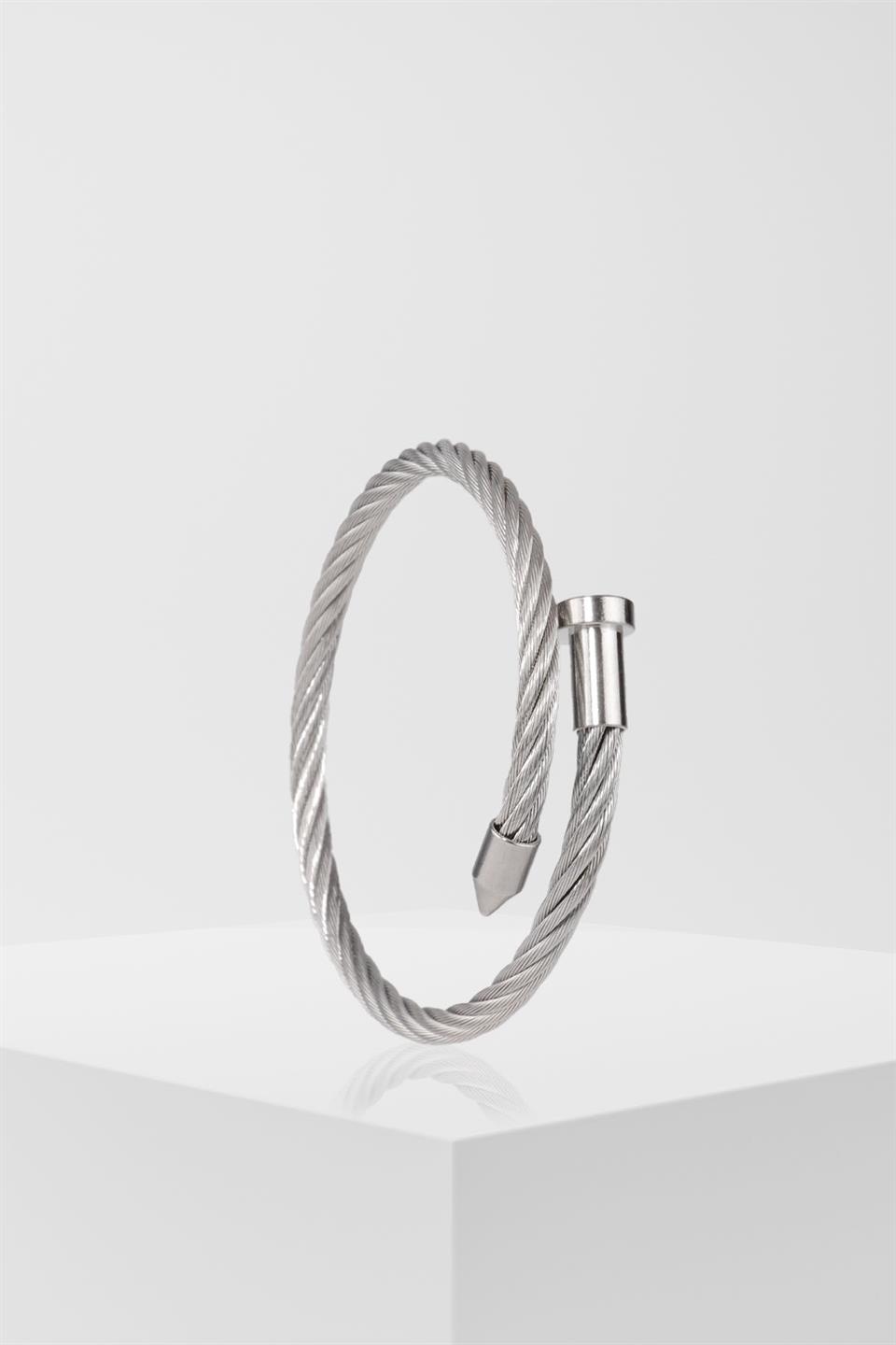 MATEO SILVER STEEL BRACELET 