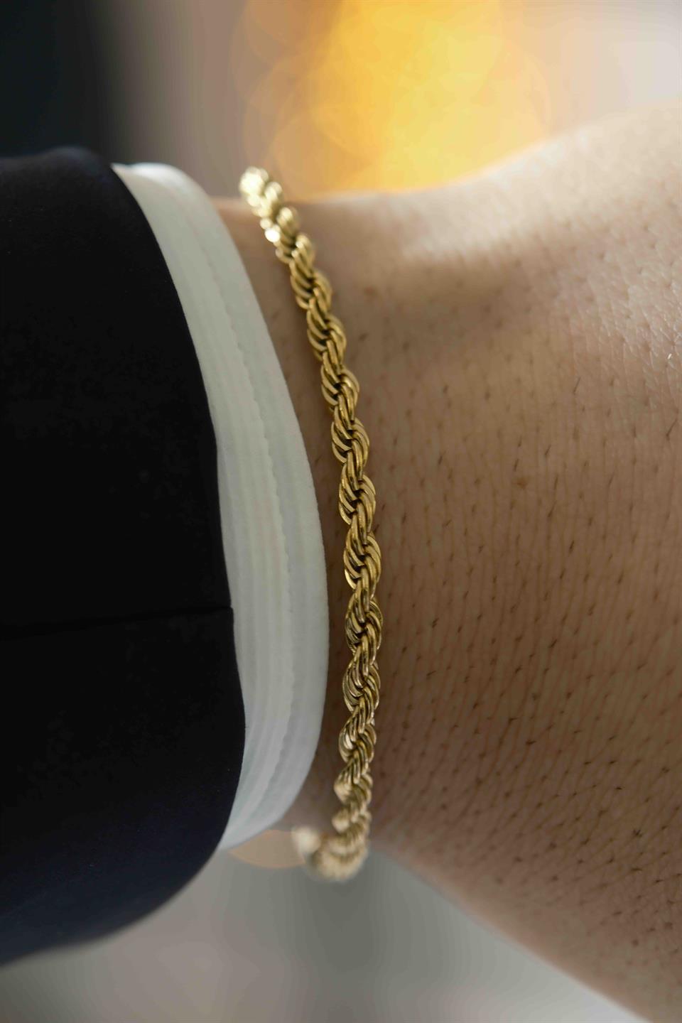 MENTO GOLD   STEEL BRACELET 