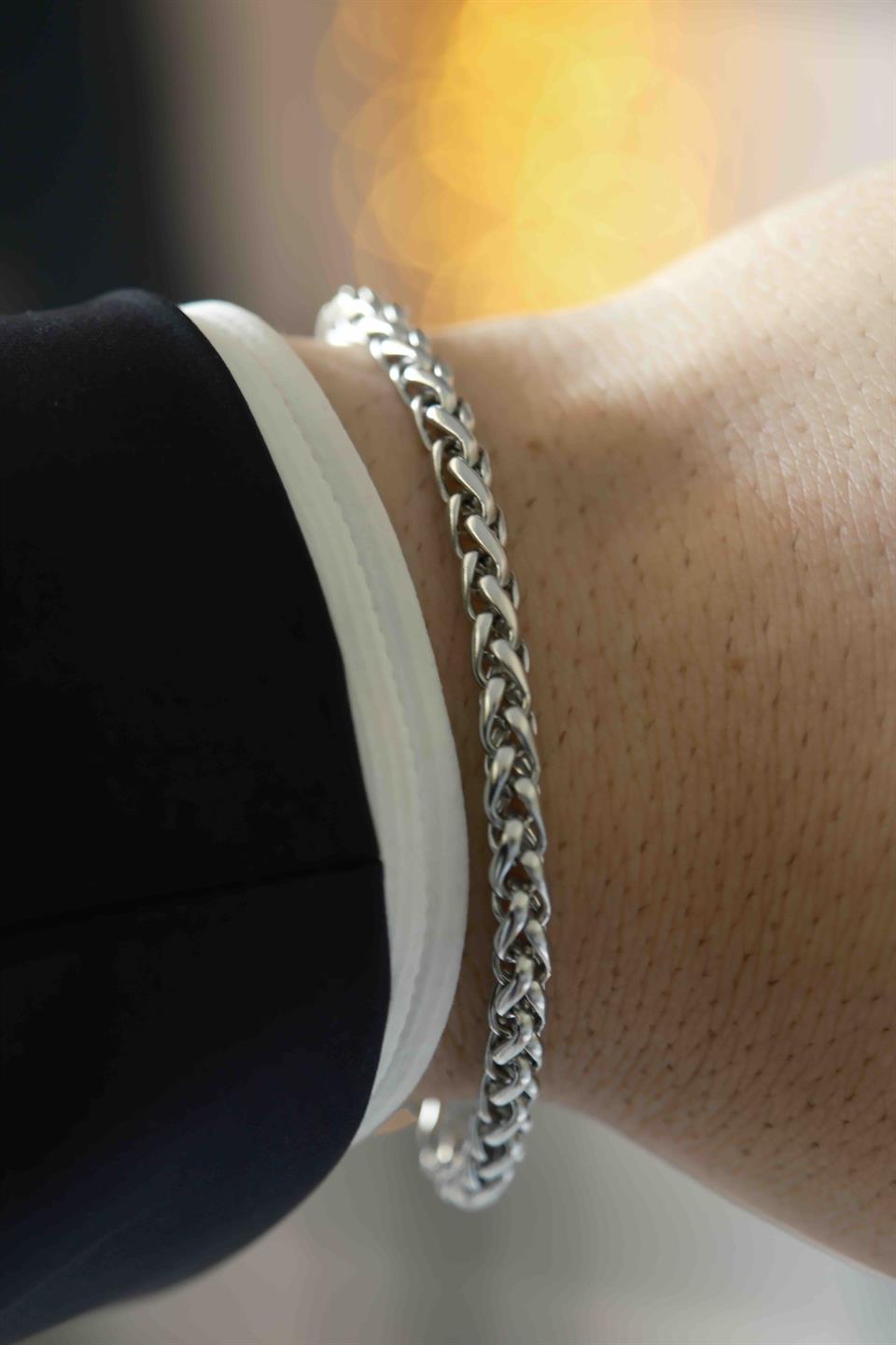 OXXY SILVER STEEL BRACELET