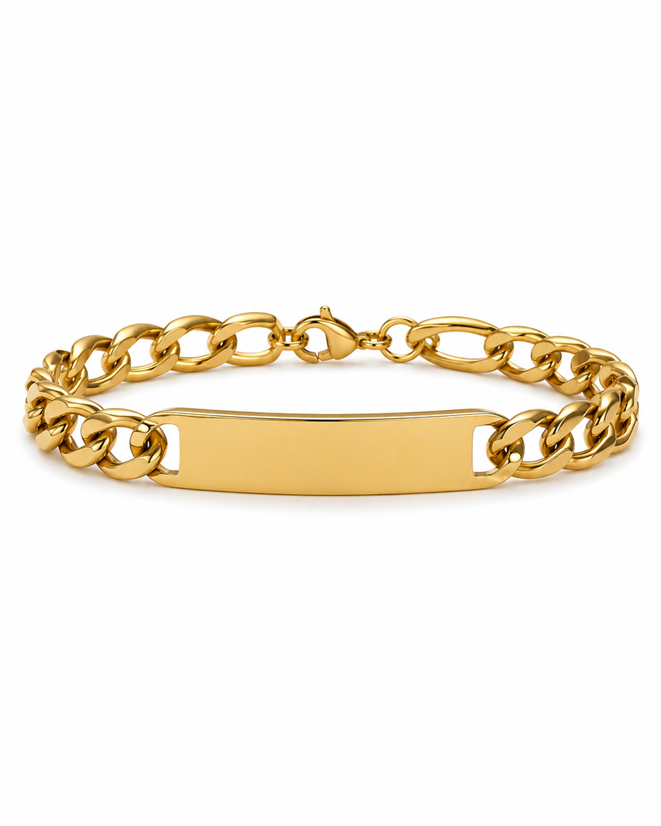 Personal Touch Chain Gold Çelik Bileklik 