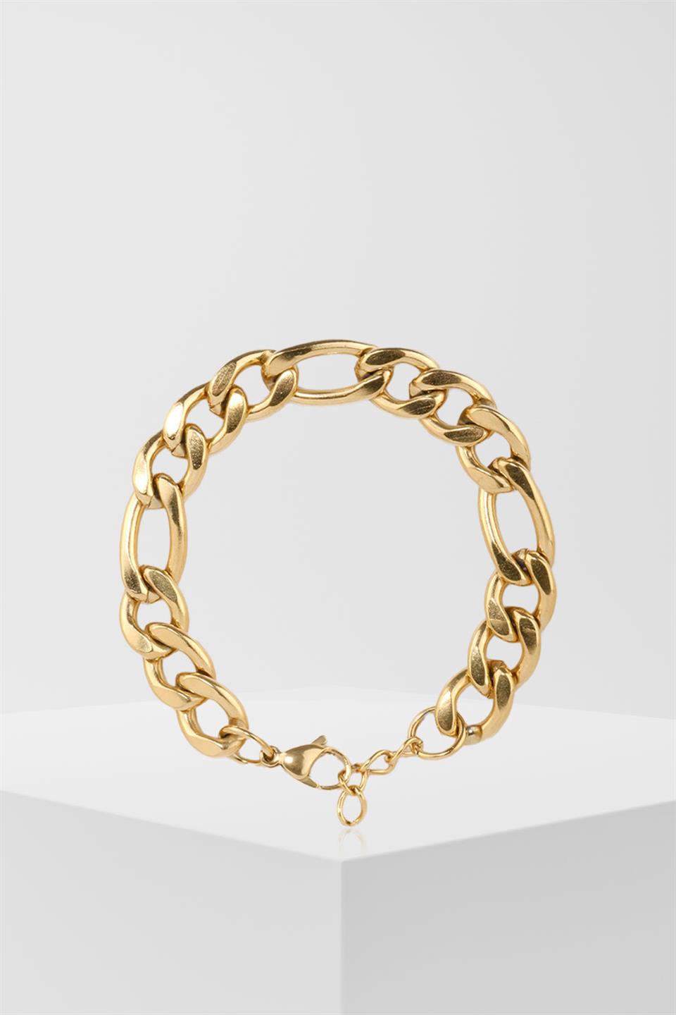 SALERNO GOLD STEEL BRACELET