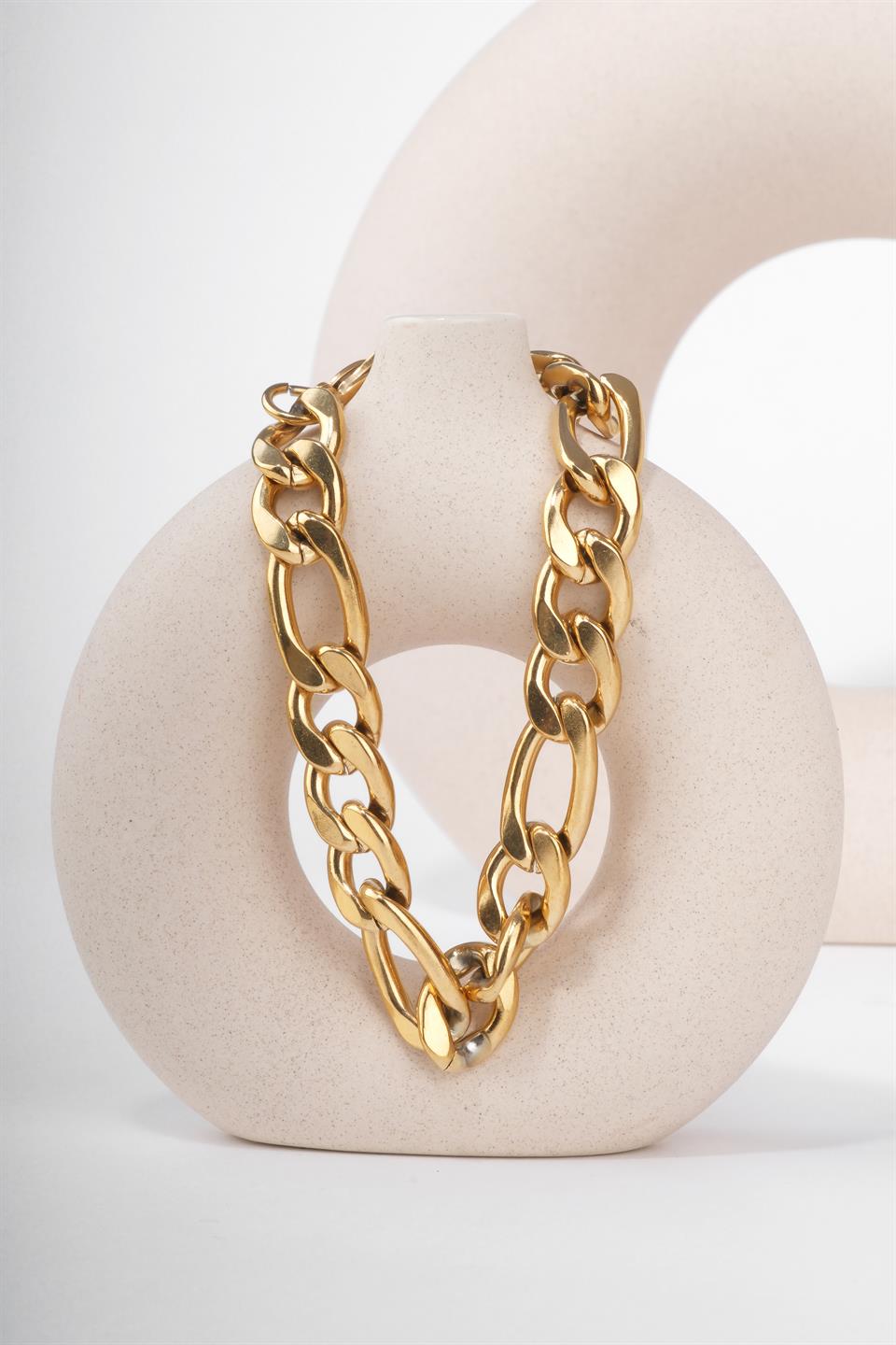 SALERNO GOLD STEEL BRACELET