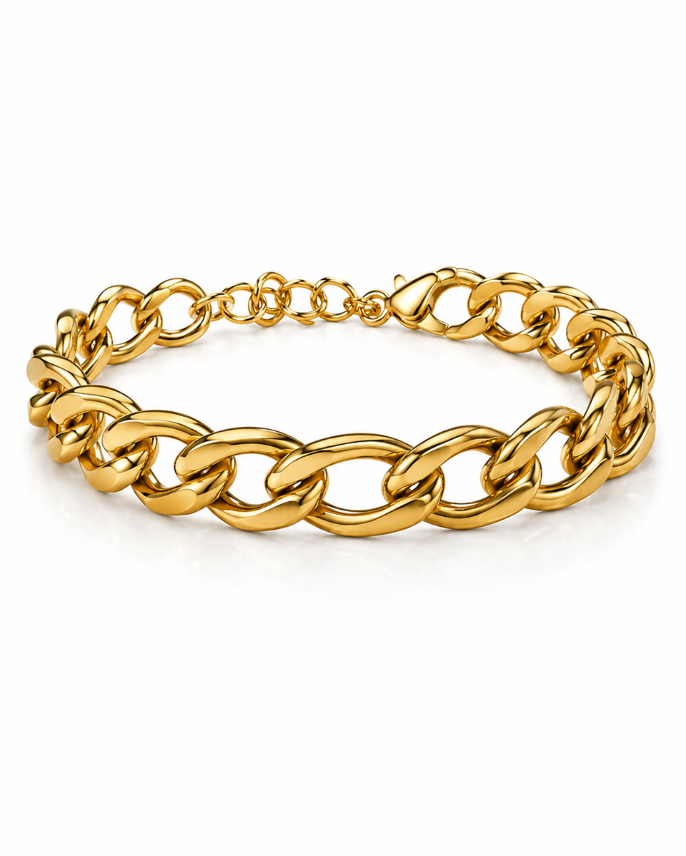 SALERNO GOLD ÇELİK BİLEKLİK