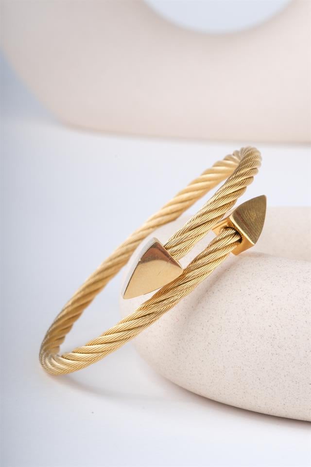 SERENITY GOLD STEEL BRACELET 