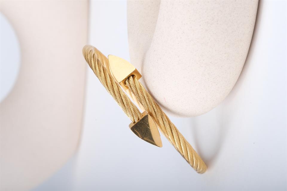 SERENITY GOLD STEEL BRACELET 