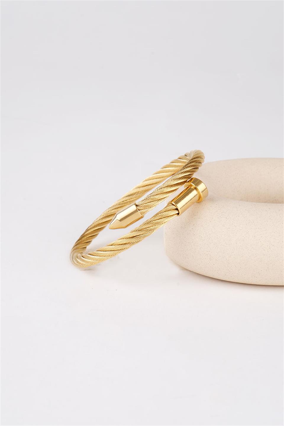 THICK MATEO GOLD ÇELİK BİLEKLİK 