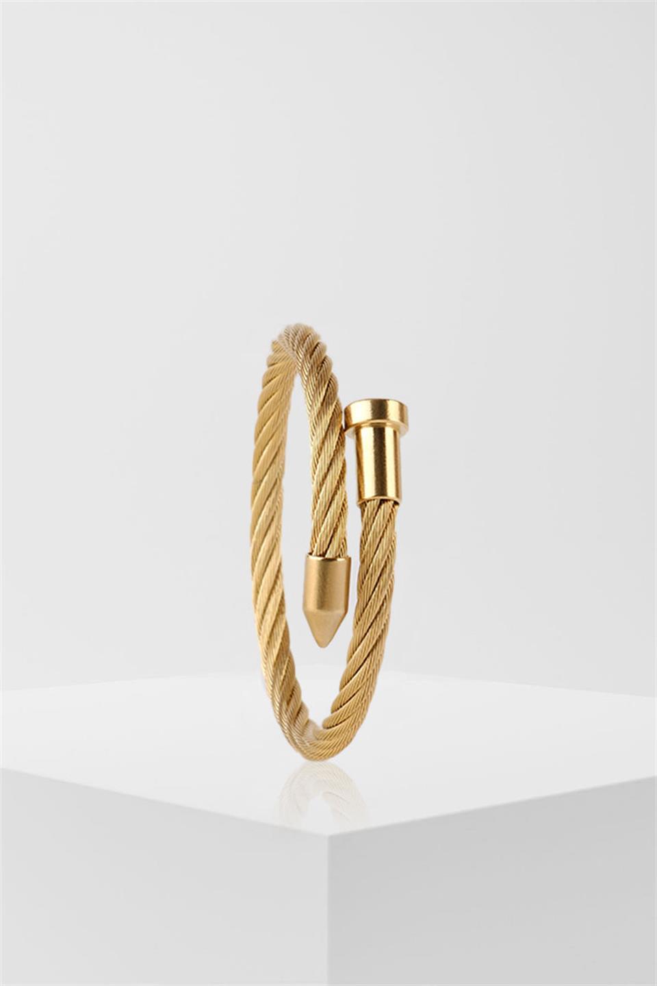THICK MATEO GOLD ÇELİK BİLEKLİK 