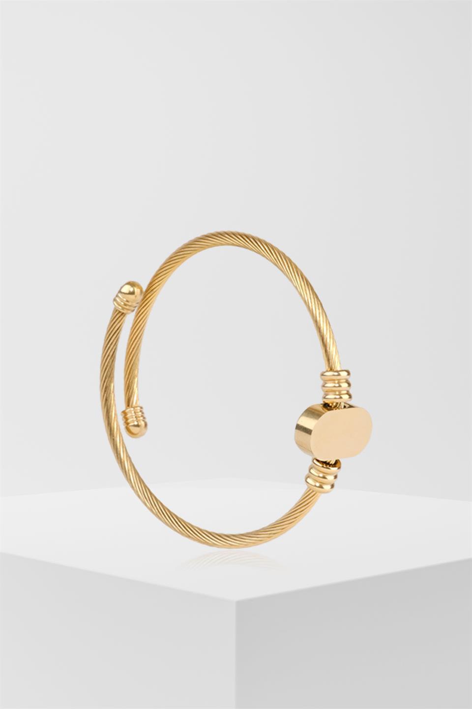 VIOLA GOLD STEEL BRACELET 