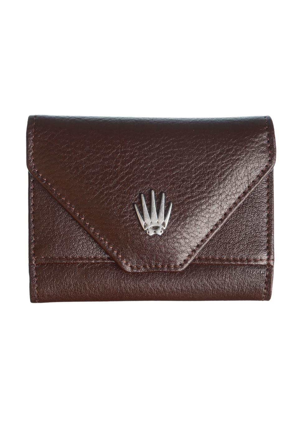 AKORDE KAHVERENGİ HAKİKİ DERİ KARTLIK 