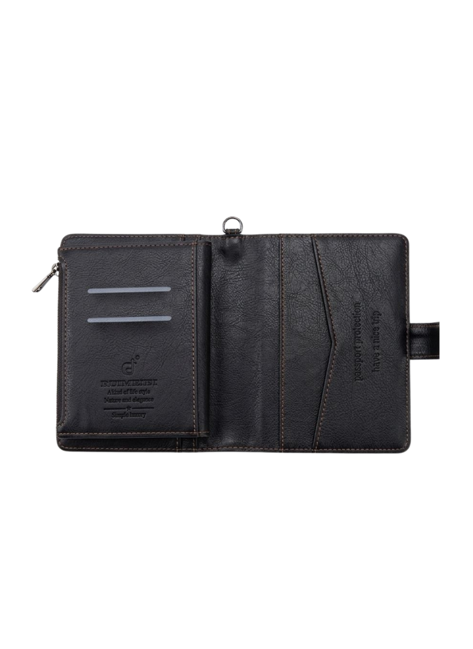 Boardingpass Black Deri Cüzdan ve Pasaportluk
