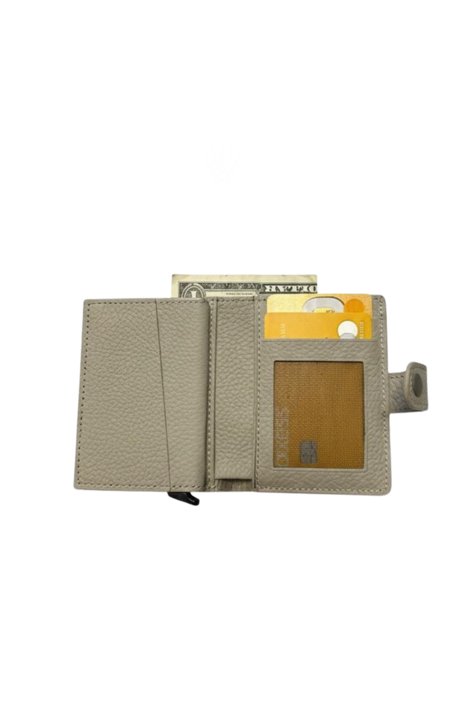 Botta Kızaklı Vizon Hakiki Deri Cüzdan Kartlık