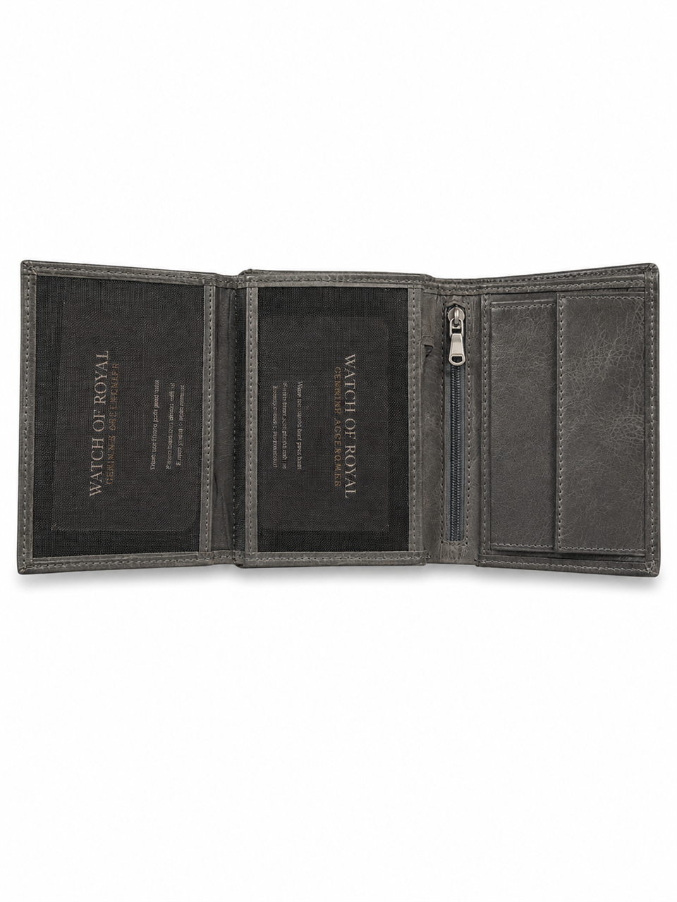 COOPER GREY GENUINE LEATHER WALLET