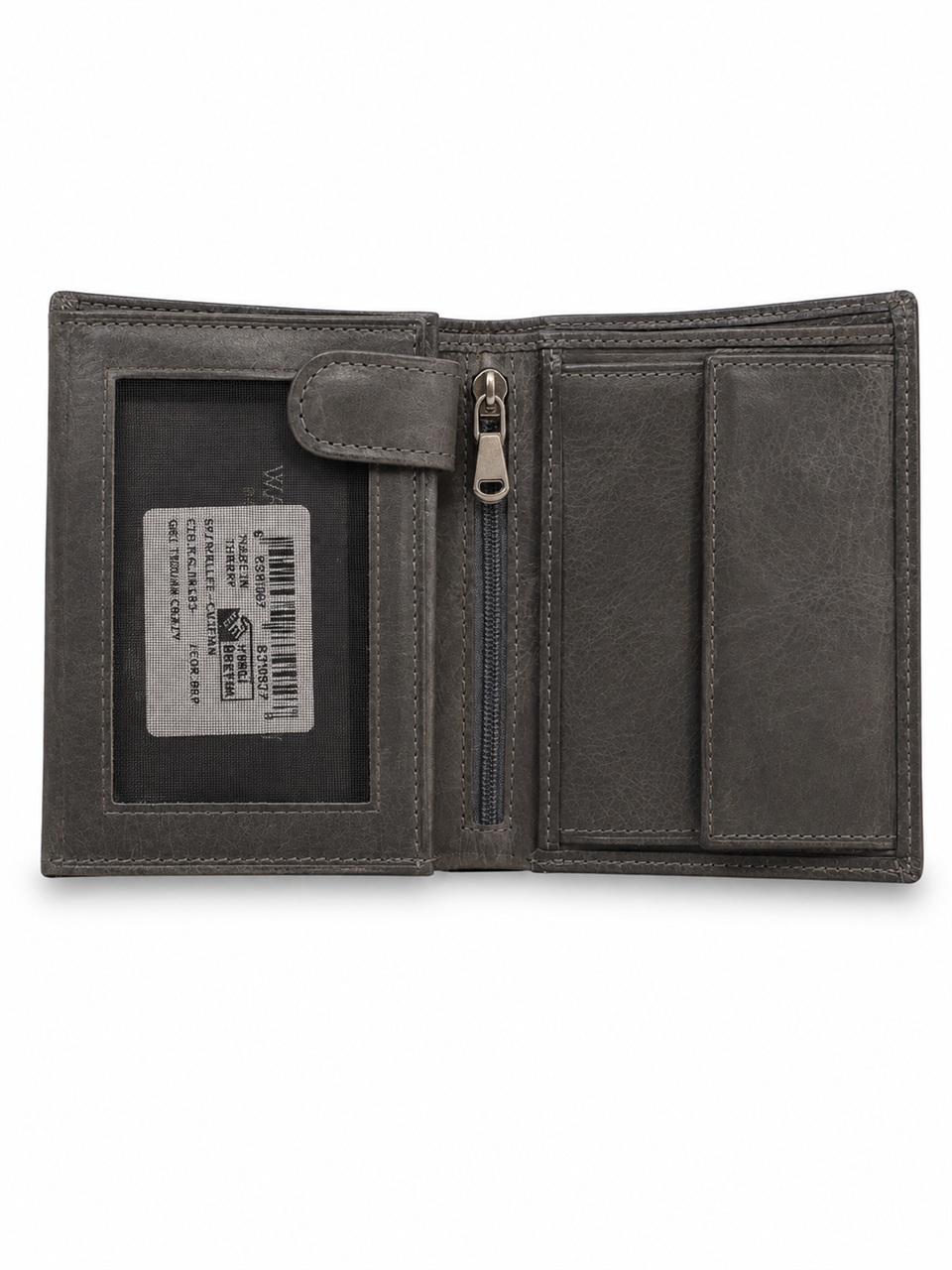 COOPER GREY GENUINE LEATHER WALLET