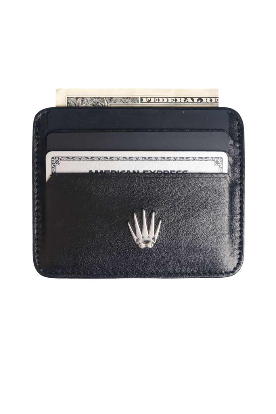 CARD HOLDER SİYAH HAKİKİ DERİ KARTLIK 