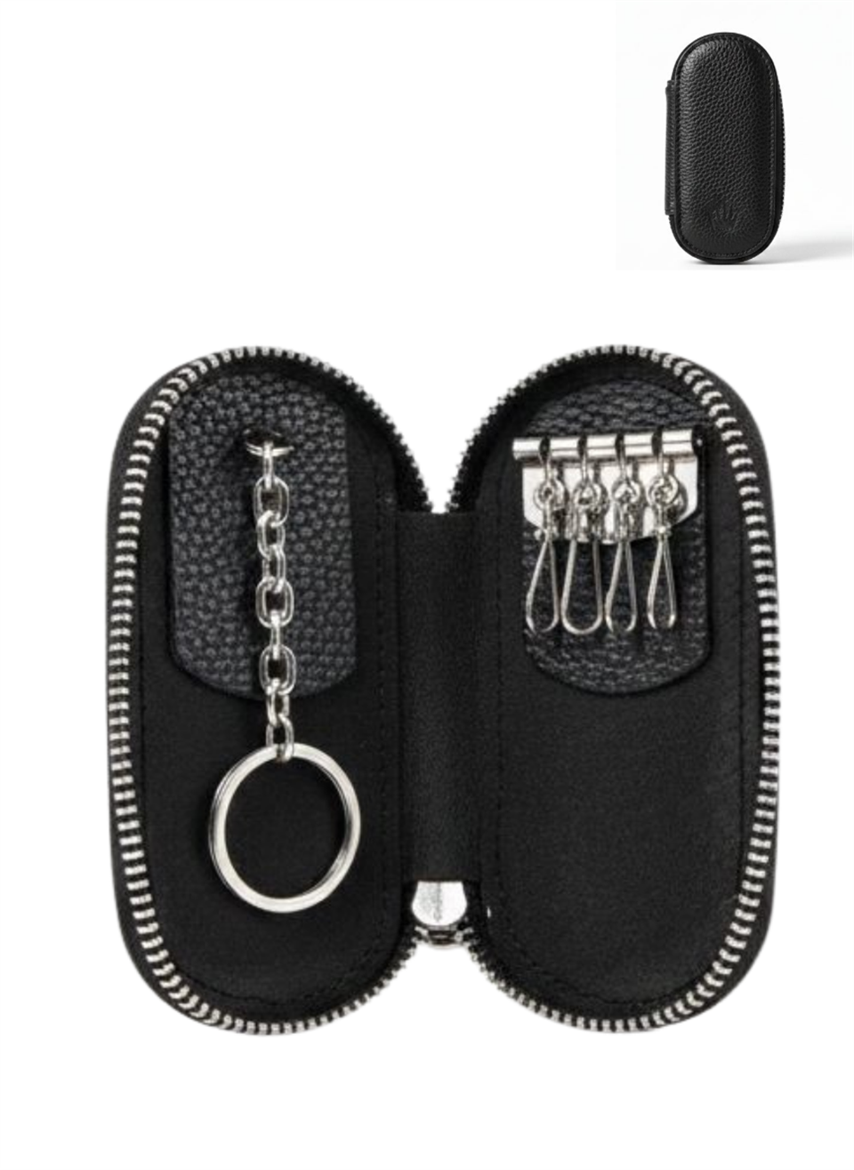 Keypod Siyah Anahtarlık Cüzdan