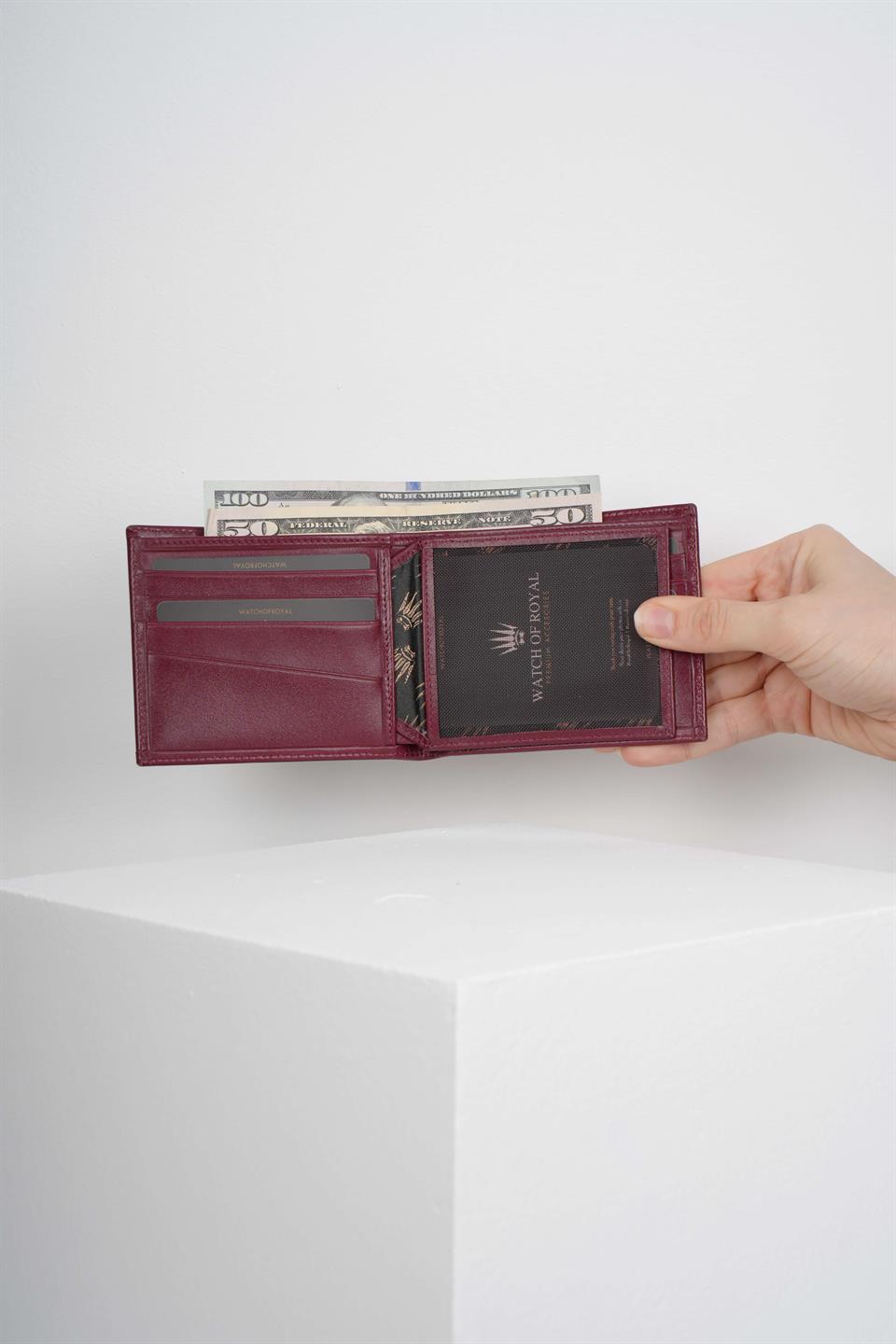 KEVIN BORDO HAKİKİ DERİ CÜZDAN