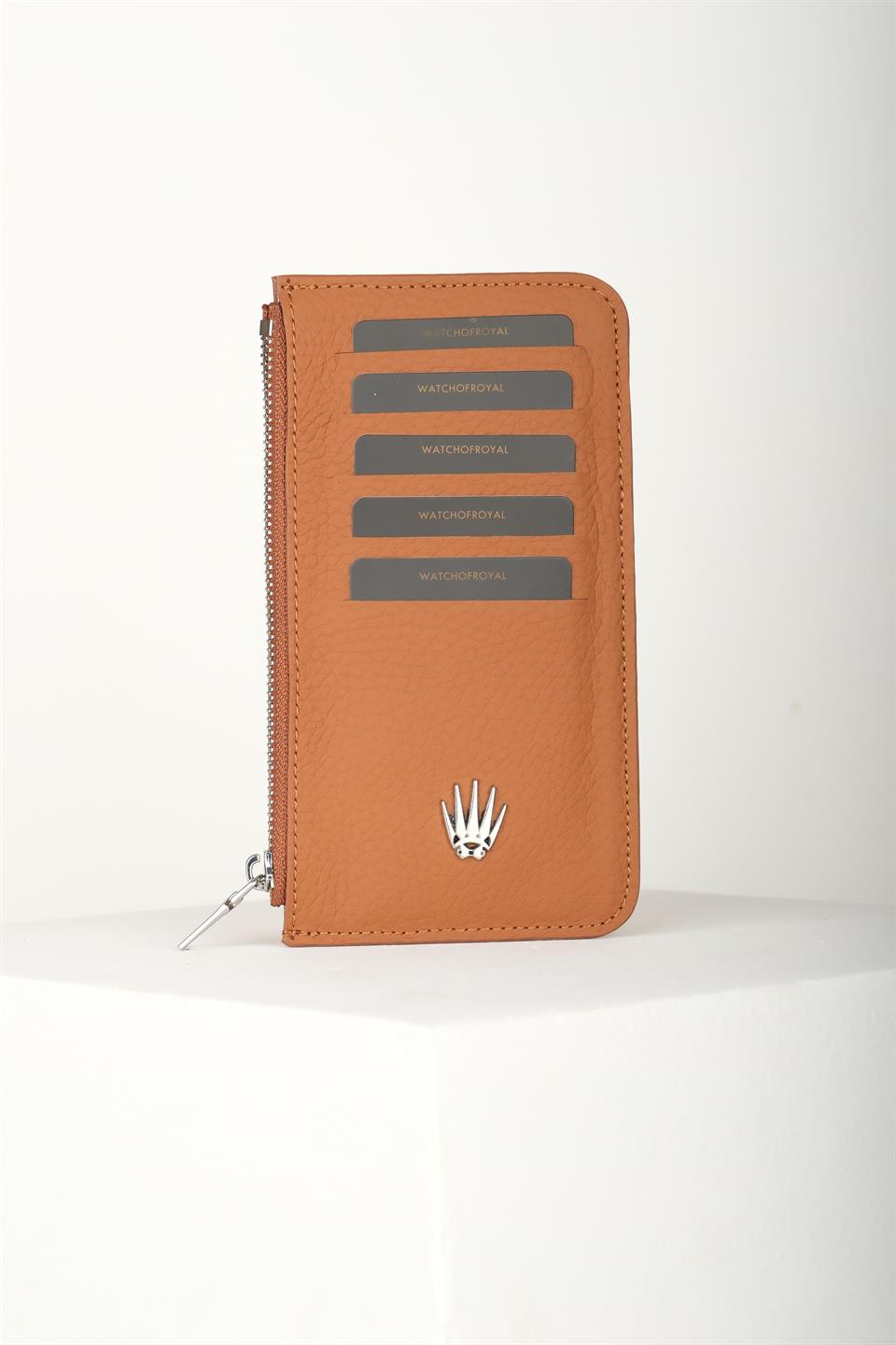 Lexis Taba Hakiki Deri Fermuarlı Kartlık 