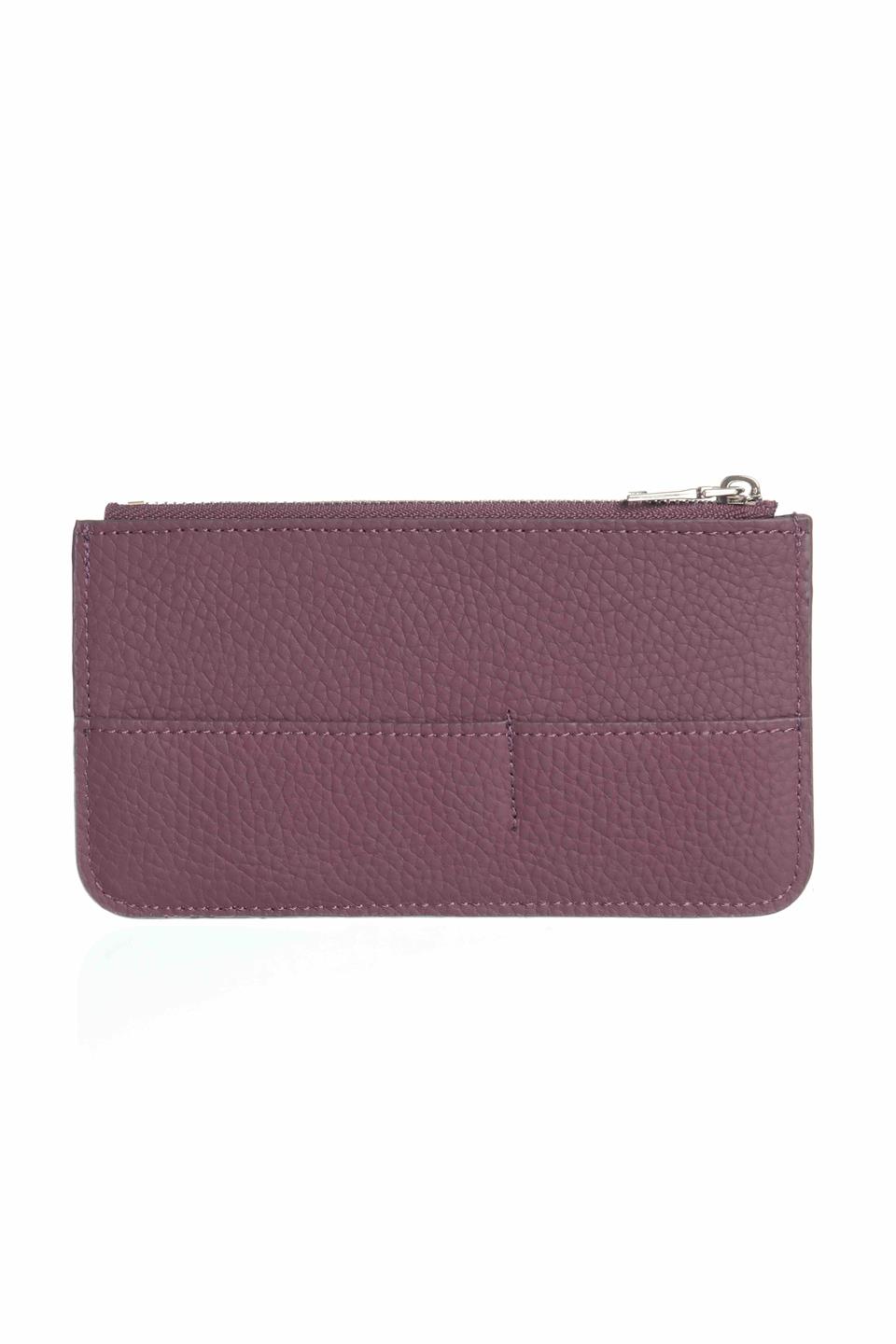 Lexis Mor Hakiki Deri Fermuarlı Kartlık 