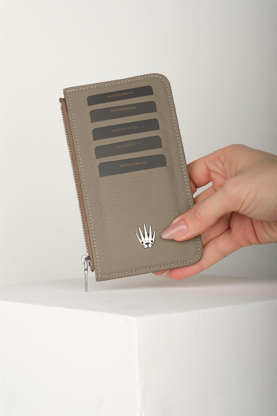 Lexis Vizon Hakiki Deri Fermuarlı Kartlık 