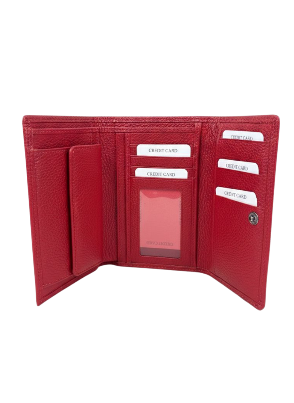 Lorina Kırmızı Hakiki Deri Kartlık Cüzdan 