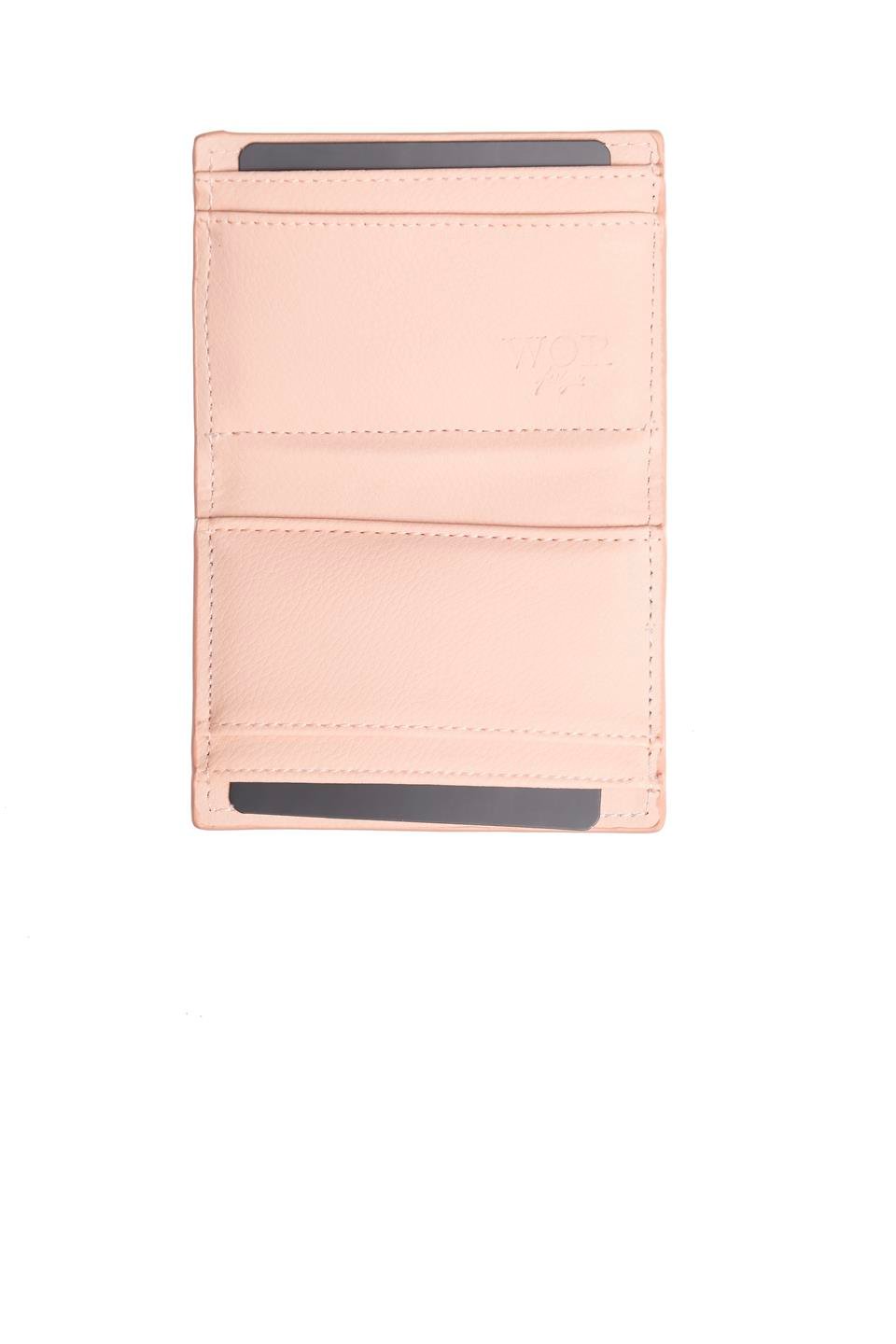 DESENLİ PUDRA PEMBE KARTLIK 8 ADET KART BÖLMELİ ÇITÇIT KİLİT SİSTEMLİ TASARIM CÜZDAN MONTİ