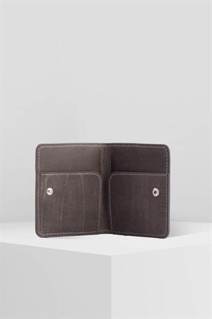 PAIR EFEKT GREY SLIM HAKİKİ DERİ CÜZDAN