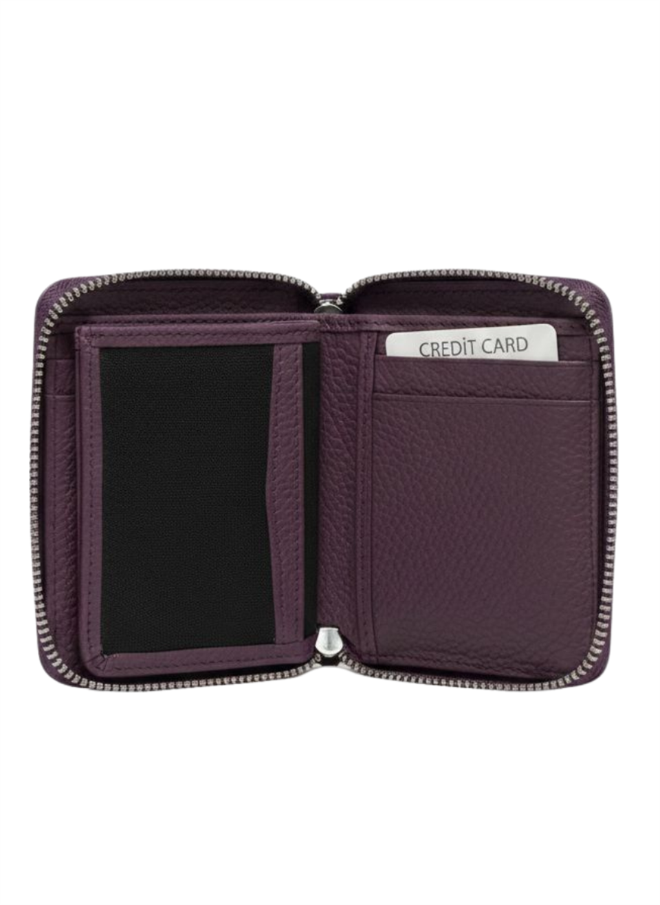 PETTY ZIPPER MOR MİNİ CÜZDAN