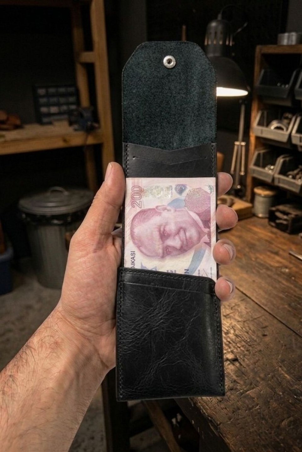 PureFold Hakiki Deri Kartlık Cüzdan