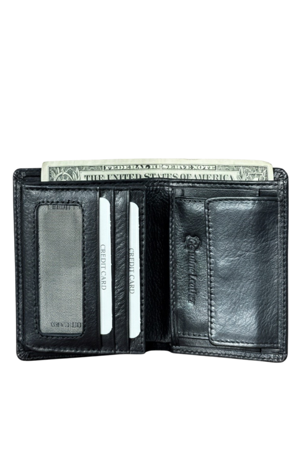 RELIC SİYAH HAKİKİ DERİ CÜZDAN KARTLIK