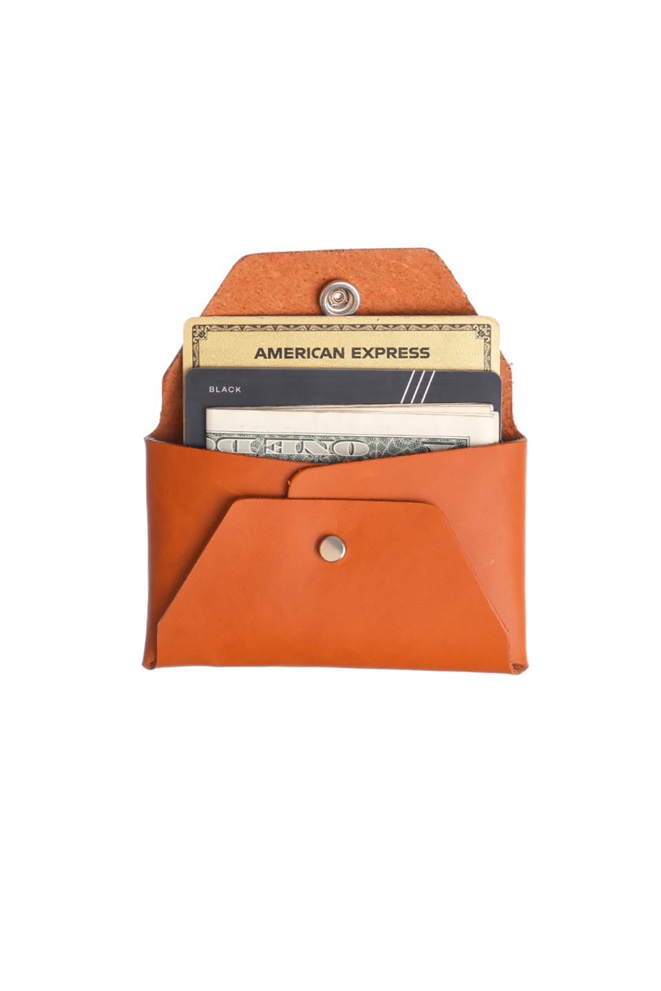 Buttero Turuncu Hakiki Deri Cüzdan Kartlık SecureVault