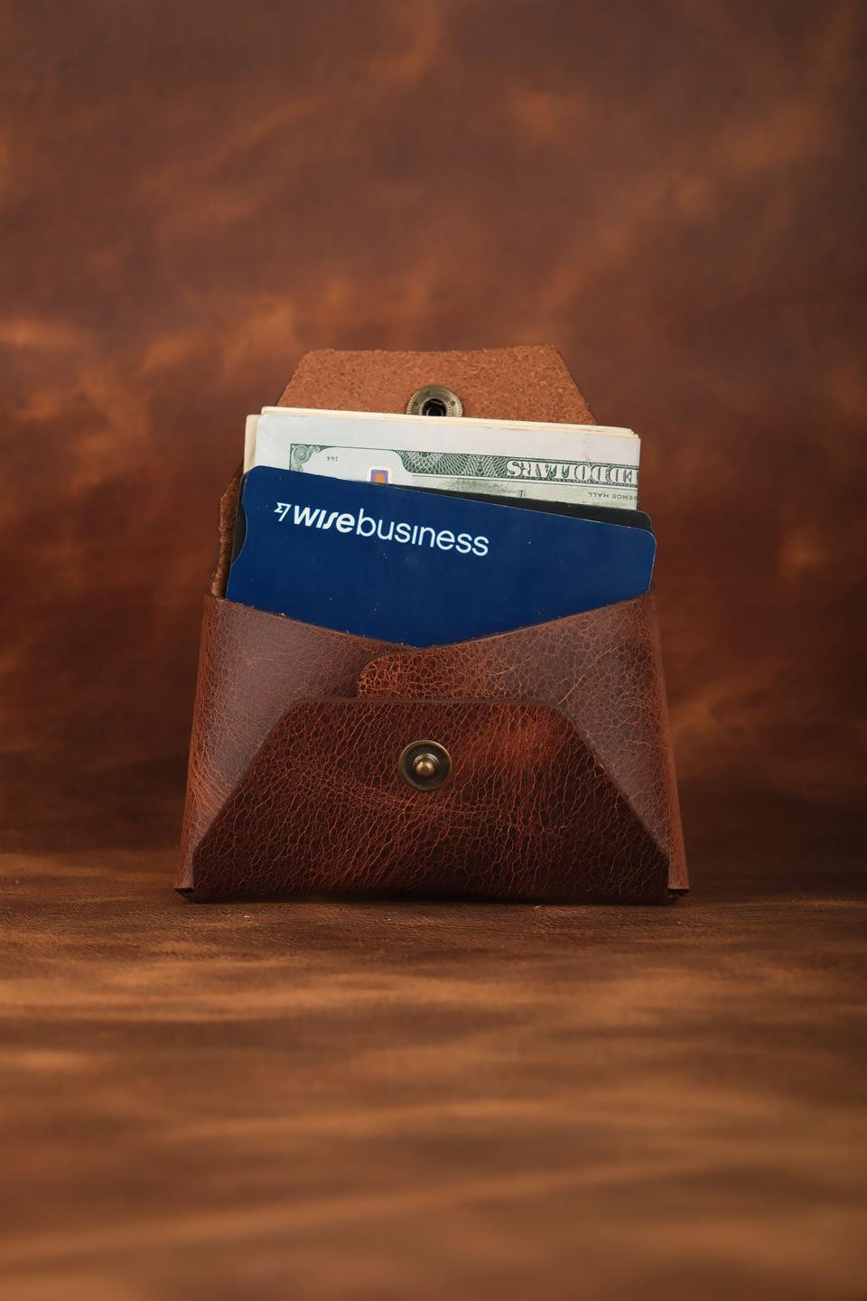 Clot Kahve Hakiki Deri Cüzdan Kartlık SecureVault