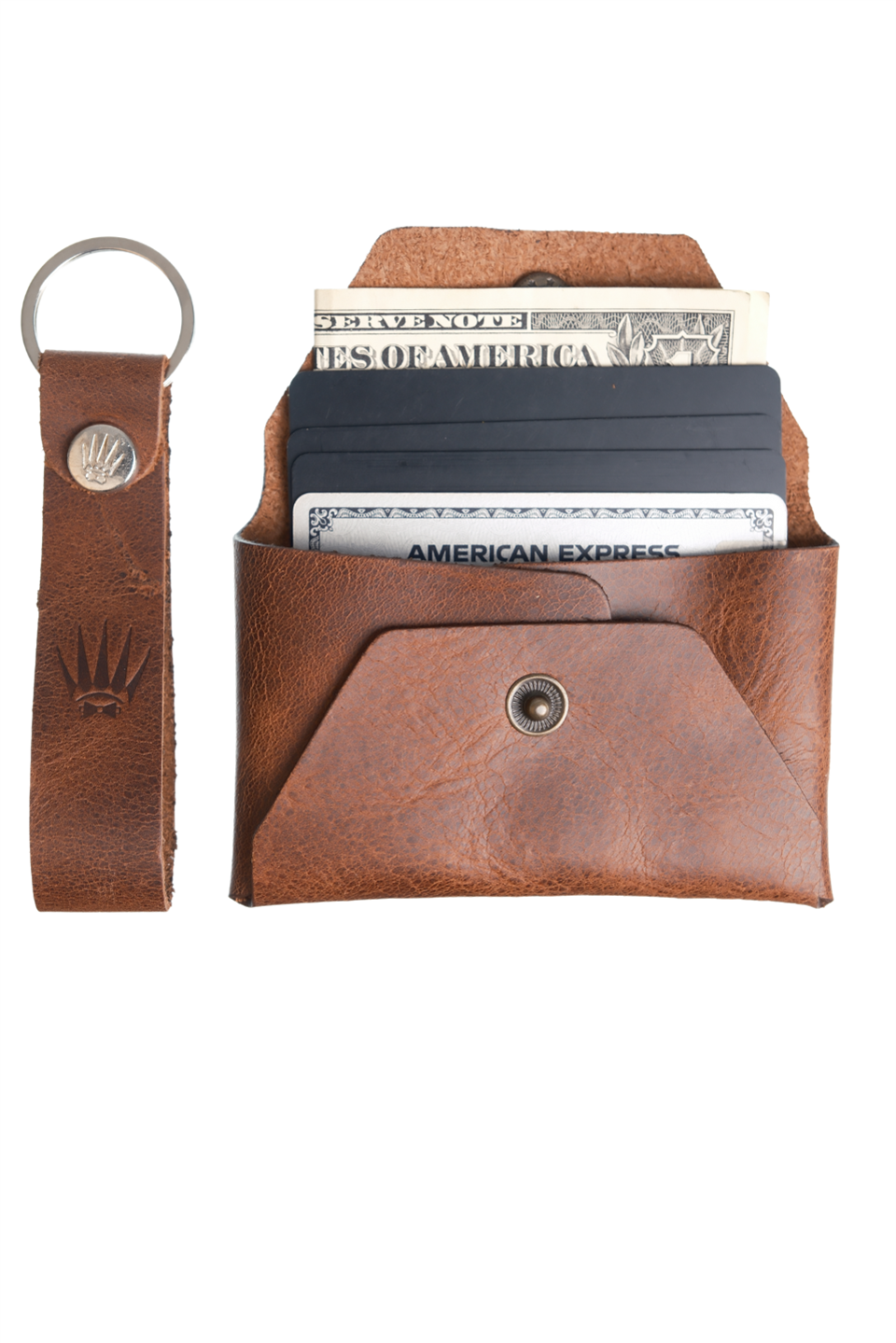 Hediye Seti Hakiki Deri Clot Kahve Cüzdan&Anahtarlık 