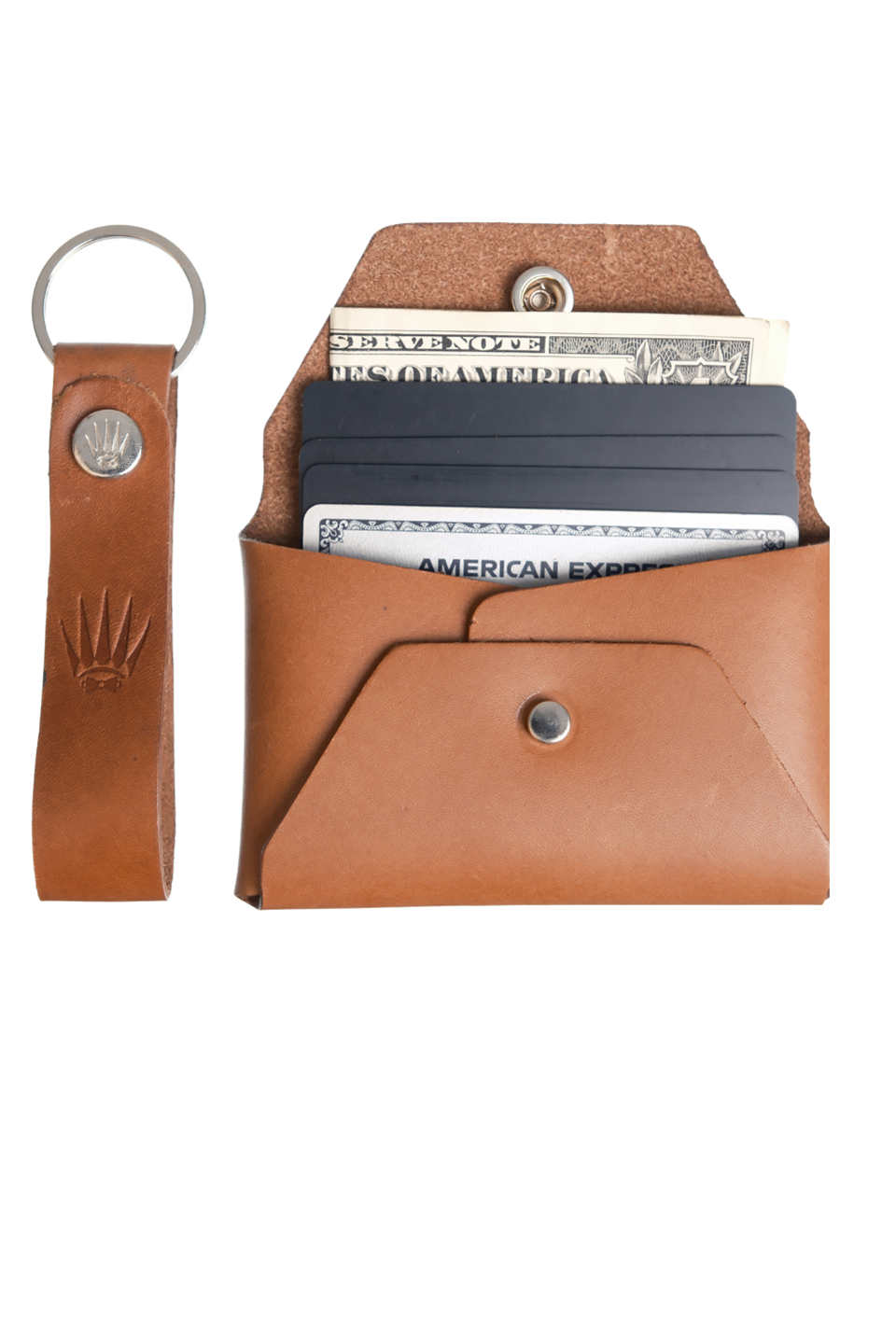 Hediye Seti Hakiki Deri Buttero Naturel Cüzdan&Anahtarlık 