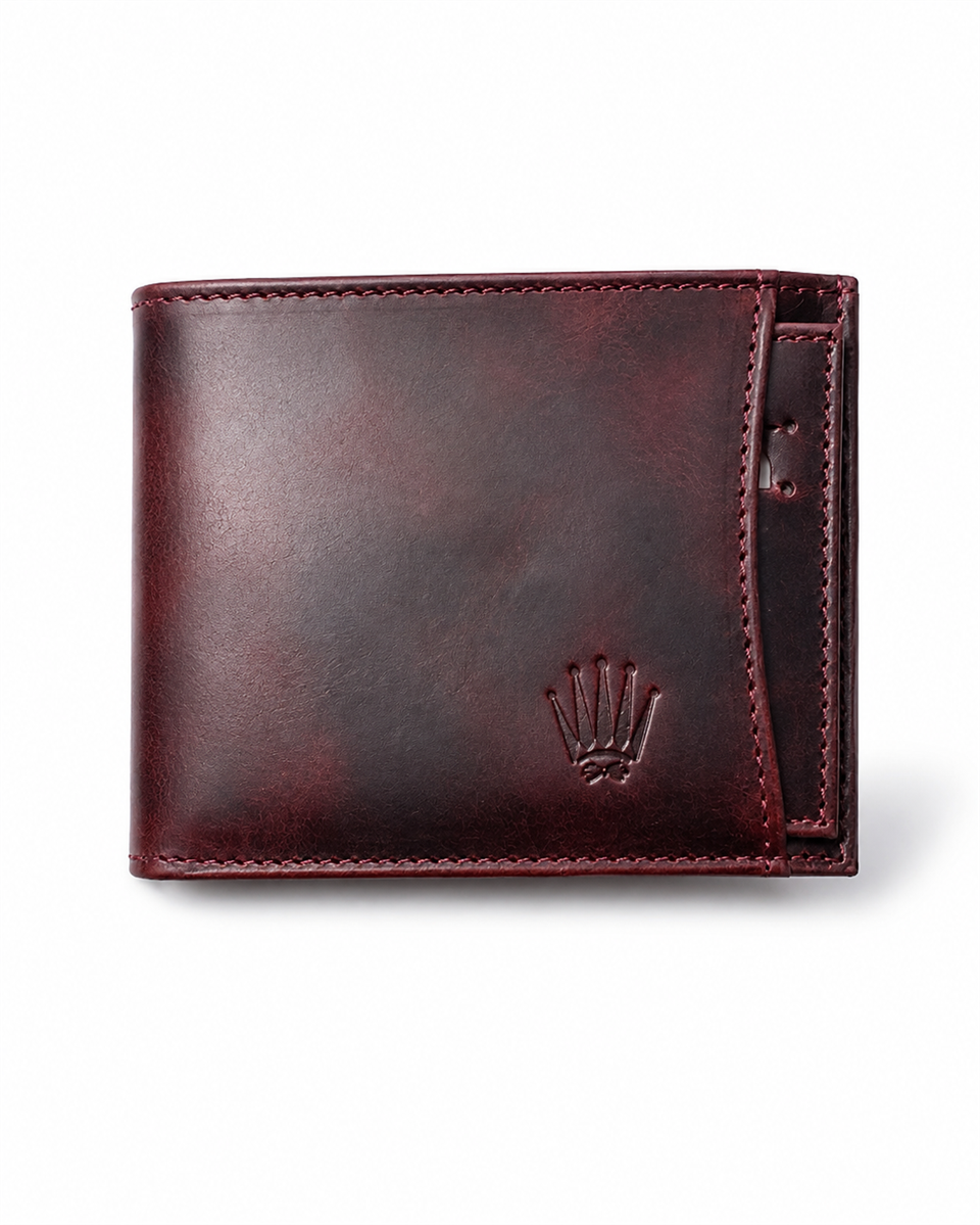 SWAN CRAZY BORDO HAKİKİ DERİ CÜZDAN KARTLIK