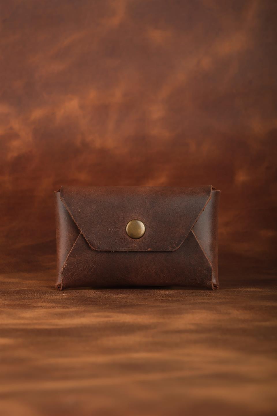 VERMONT DUBLIN KAHVERENGİ HAKİKİ DERİ CÜZDAN