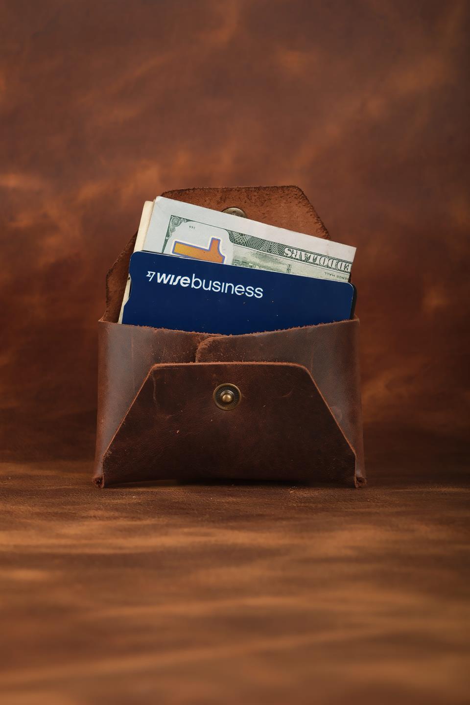 VERMONT DUBLIN KAHVERENGİ HAKİKİ DERİ CÜZDAN