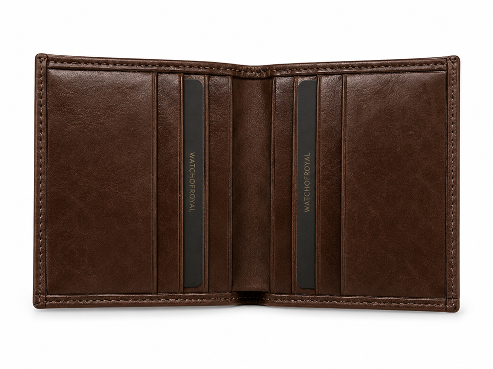 WALKER BROWN GENUINE LEATHER WALLET