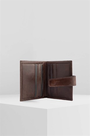 WALKER BROWN GENUINE LEATHER WALLET