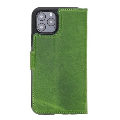 MAGIC WALLET IPHONE 11 PRO YEŞİL CUZDAN + KILIF