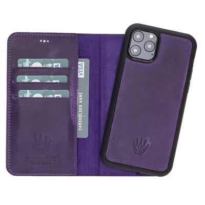 MAGIC WALLET IPHONE 11 PRO MOR CUZDAN + KILIF