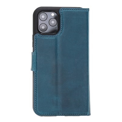 MAGIC WALLET IPHONE 11 PRO TURKUAZ CUZDAN + KILIF